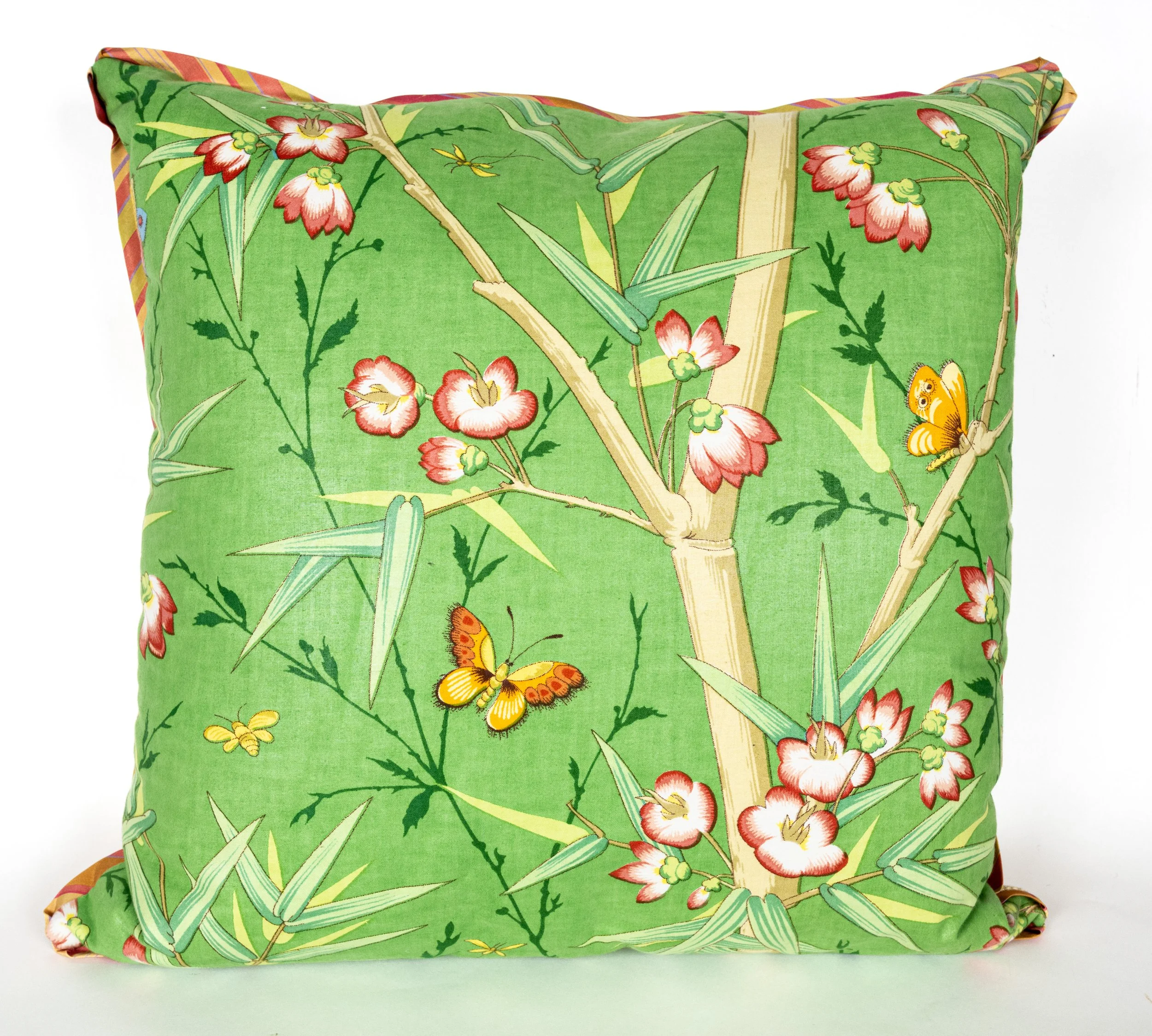 Vintage Chinoiserie Chintz Cushions — David Duncan Studio